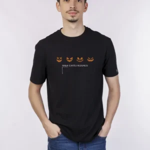 Camiseta Enck Básica Gola Redonda Lisa Preta 12